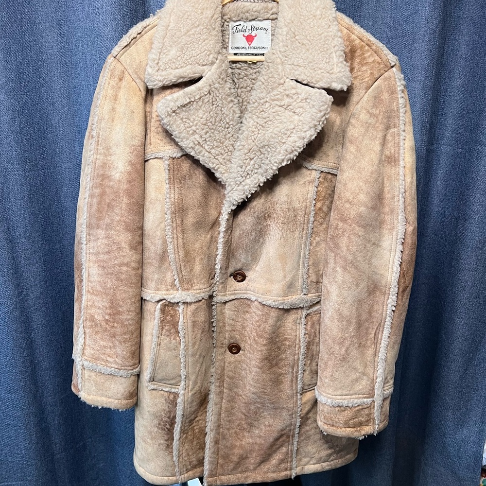 Field & Stream Gordon Ferguson Leather Coat Jacket Mens Size 40 VTG - Picture 9 of 16